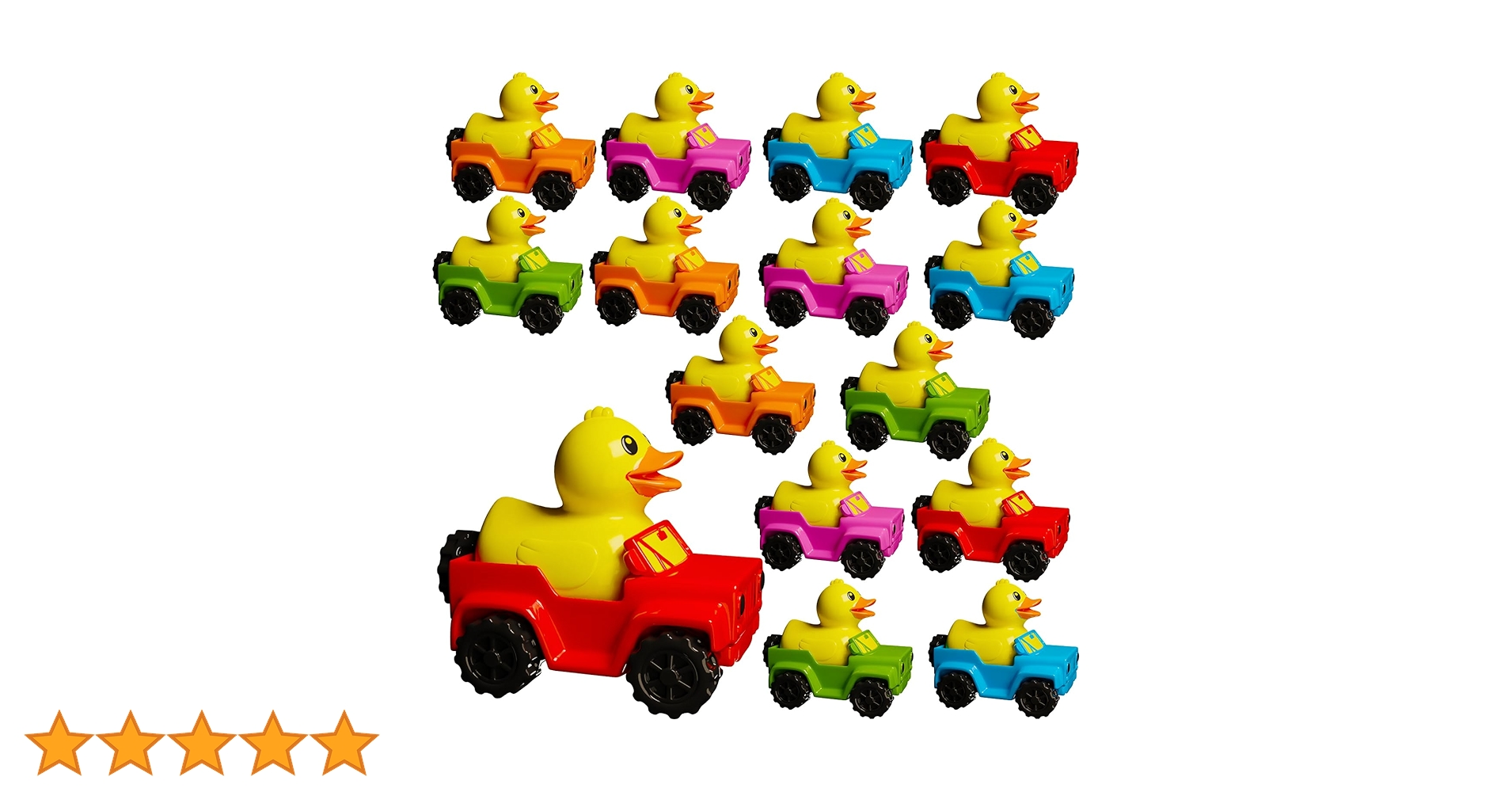 Jeep アヒル　5個セット Amazon.co.jp: 15 Jeep Ducks ゴム製アヒル。 5つのクラシック